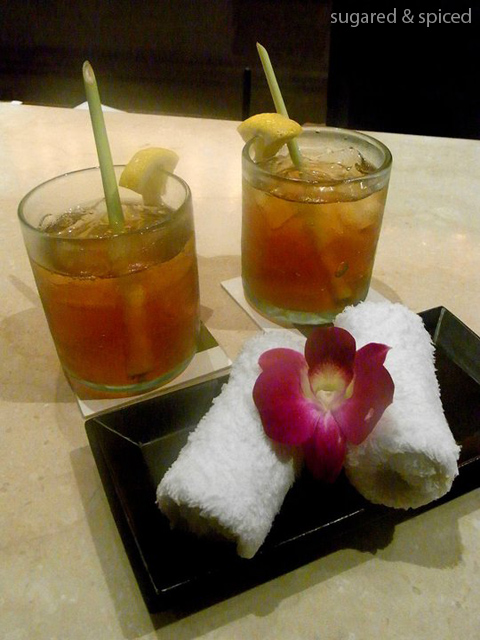 laguna resort & spa, welcome drinks