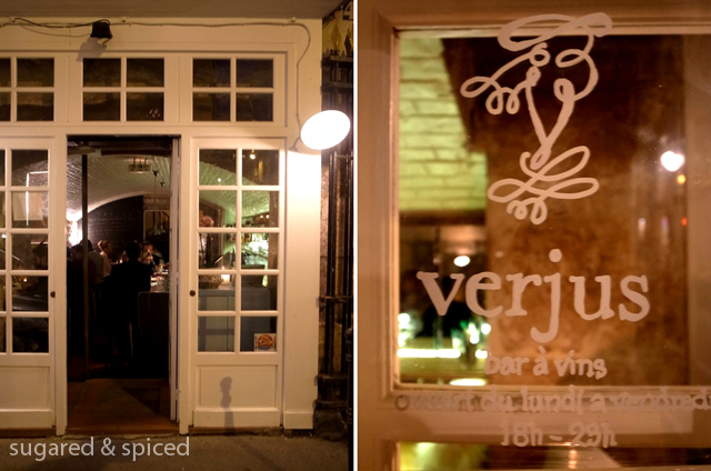 [Paris] Verjus Bar à Vin